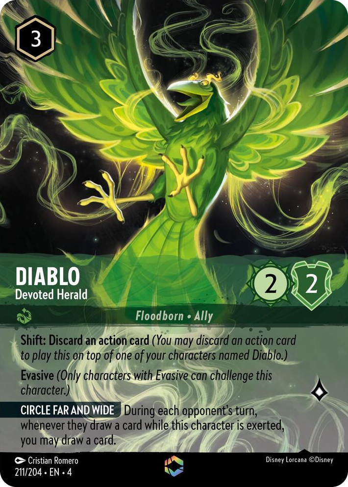 0211 Diablo - Devoted Herald (Enchanted) Enchanted Ursula's Return