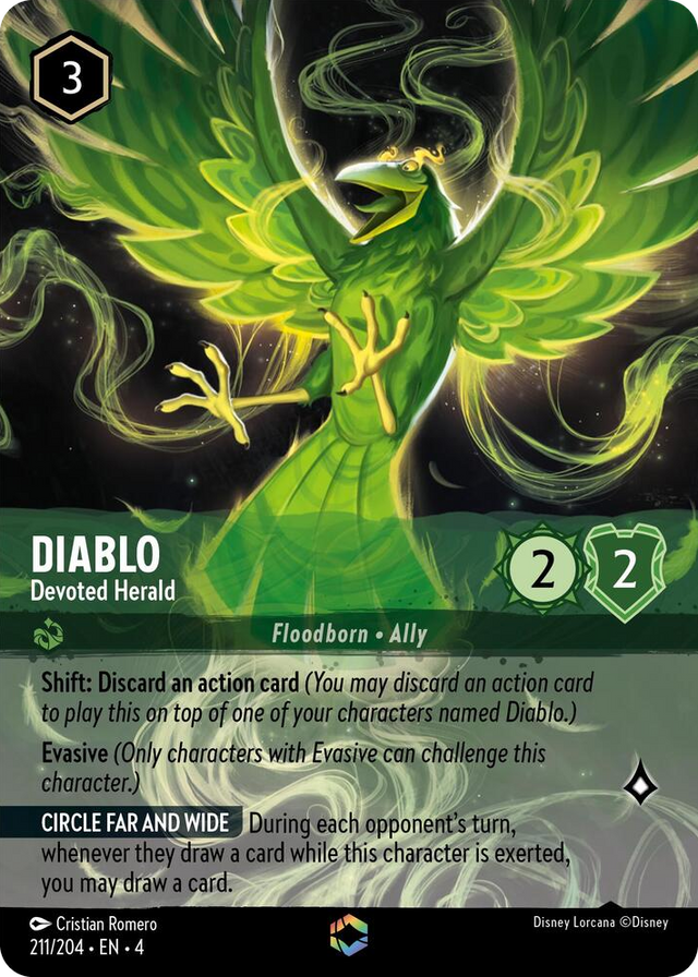 0211 Diablo - Devoted Herald (Enchanted) Enchanted Ursula's Return