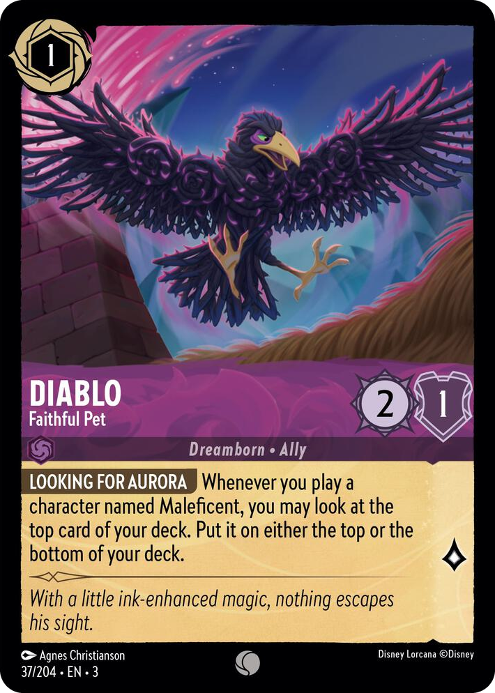 0037 Diablo - Faithful Pet Common Into the Inklands