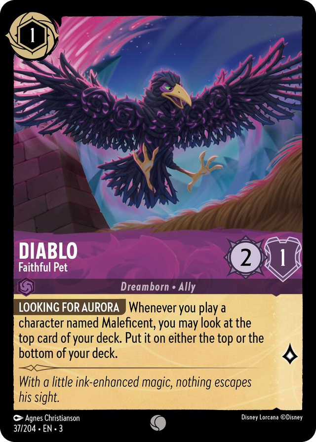0037 Diablo - Faithful Pet Common Into the Inklands