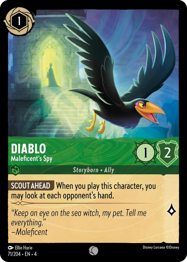 0071 Diablo - Maleficent's Spy Common Ursula's Return