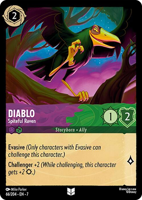 0066 Diablo - Spiteful Raven Uncommon Archazia's Island