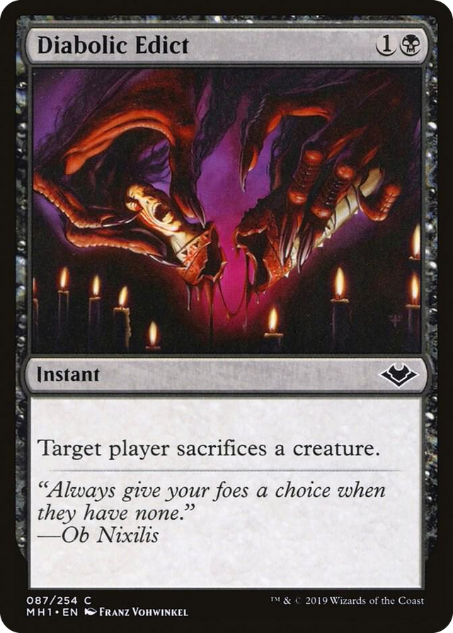 0087 Diabolic Edict C Modern Horizons
