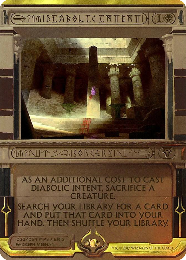 0022 Diabolic Intent M Masterpiece Series: Amonkhet Invocations