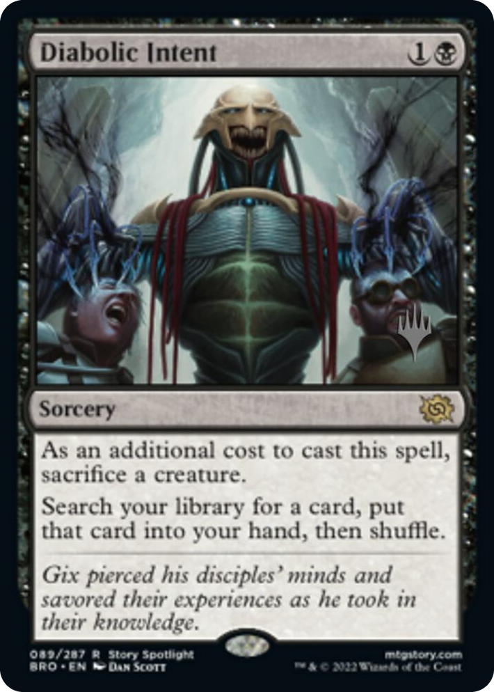 0089 Diabolic Intent R Promo Pack: The Brothers' War