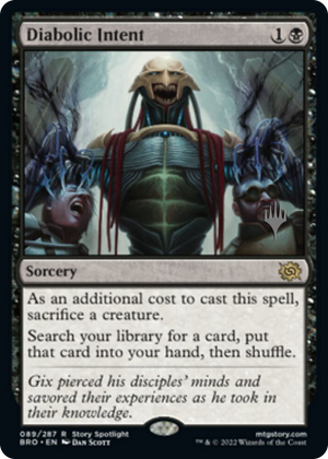 0089 Diabolic Intent R Promo Pack: The Brothers' War