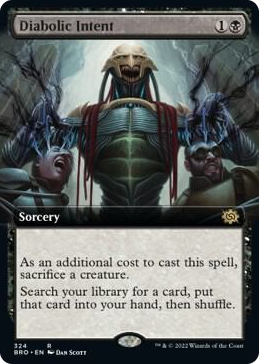 0324 Diabolic Intent (Extended Art) R The Brothers' War