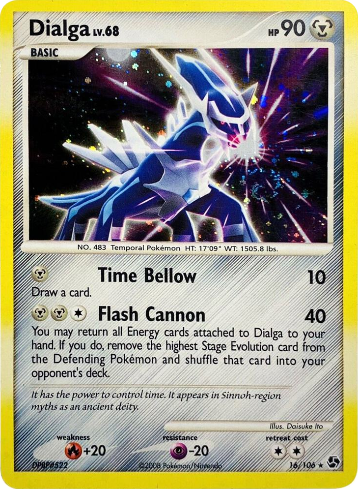 0016 Dialga - 16/106 (Cosmos Holo) Holo Rare Deck Exclusives
