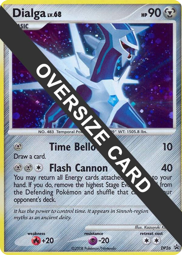 DP026 Dialga - DP26 (DP Black Star Promo) Promo Jumbo Cards
