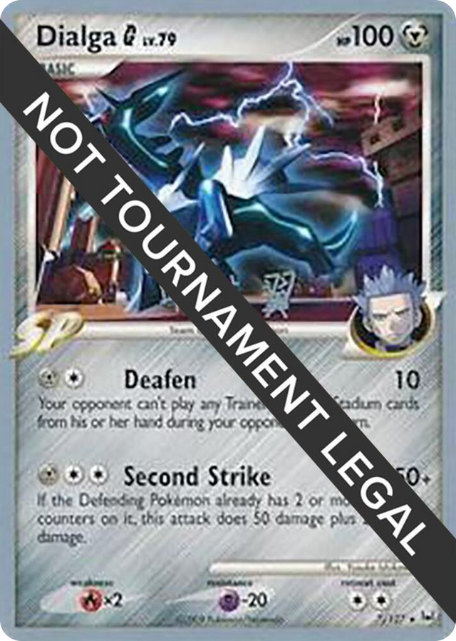 0007 Dialga G - 2009 (Tsubasa Nakamura) Holo Rare World Championship Decks