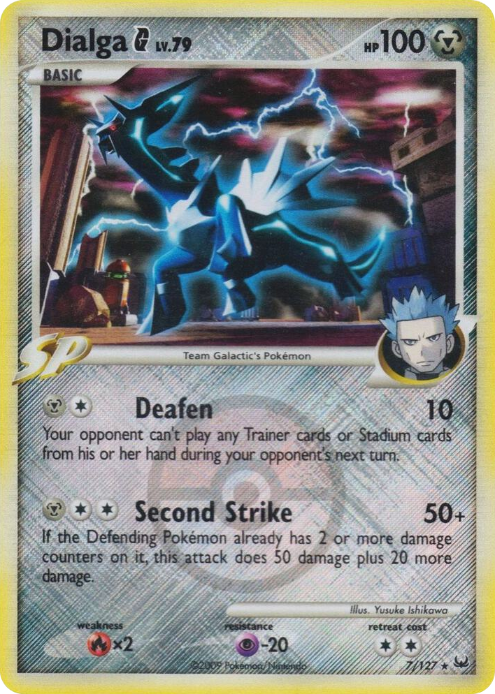0007 Dialga G - 7/127 (League Promo) Promo League & Championship Cards