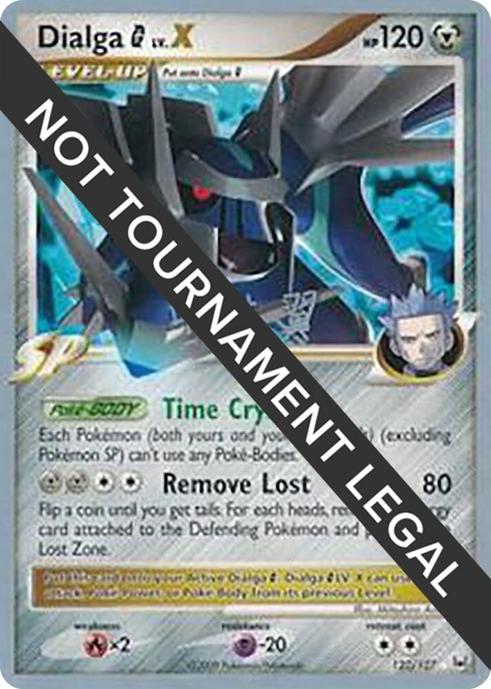 0122 Dialga G LV.X - 2009 (Tsubasa Nakamura) Ultra Rare World Championship Decks
