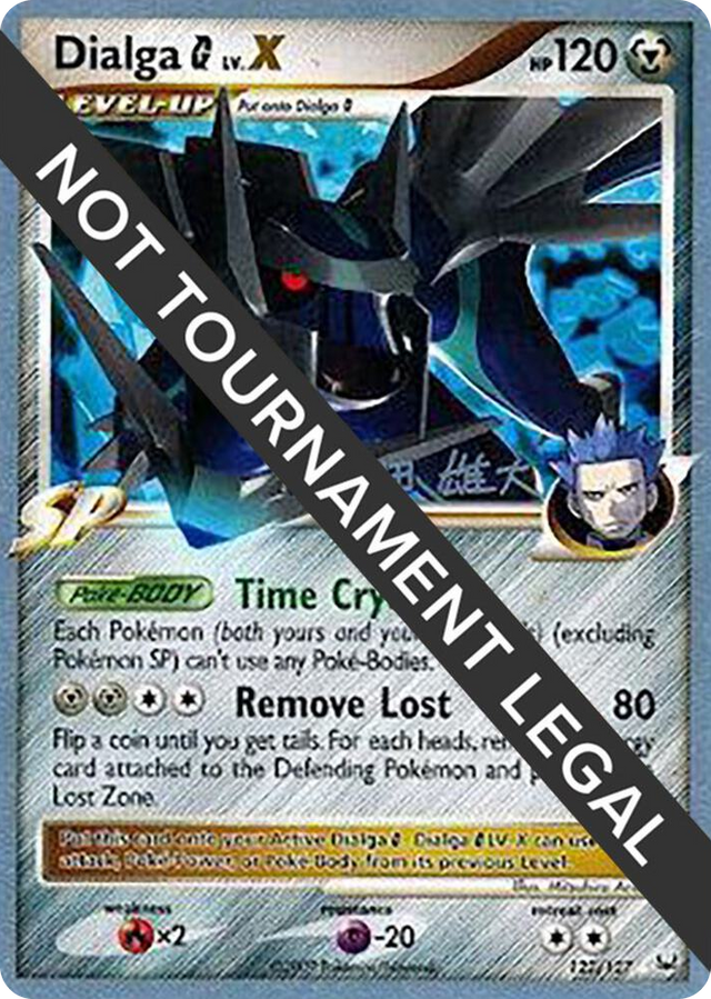 0122 Dialga G LV.X - 2010 (Yuta Komatsuda) Ultra Rare World Championship Decks