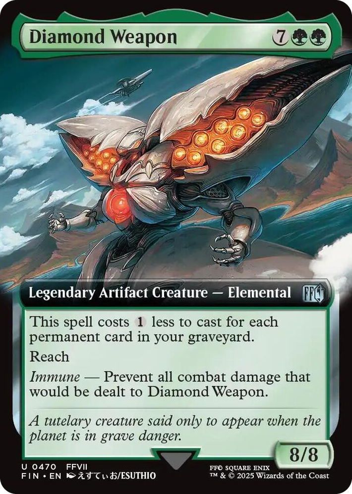 0470 Diamond Weapon (Extended Art) U FINAL FANTASY