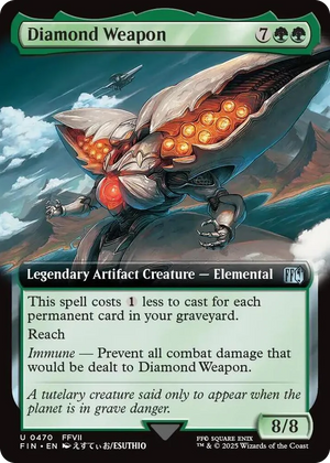 0470 Diamond Weapon (Extended Art) U FINAL FANTASY