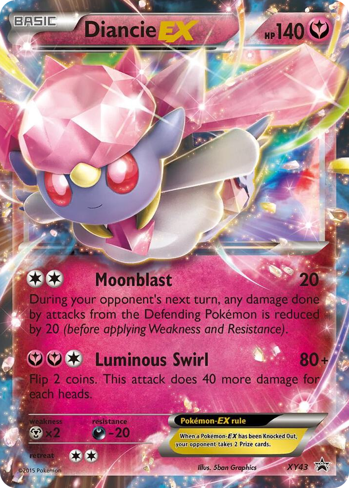 XY043 Diancie EX - XY43 Promo XY Promos
