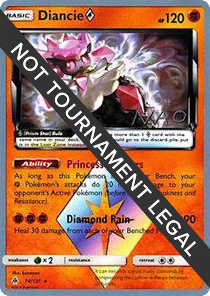 0074 Diancie Prism Star - 2018 (Naohito Inoue) Prism Rare World Championship Decks