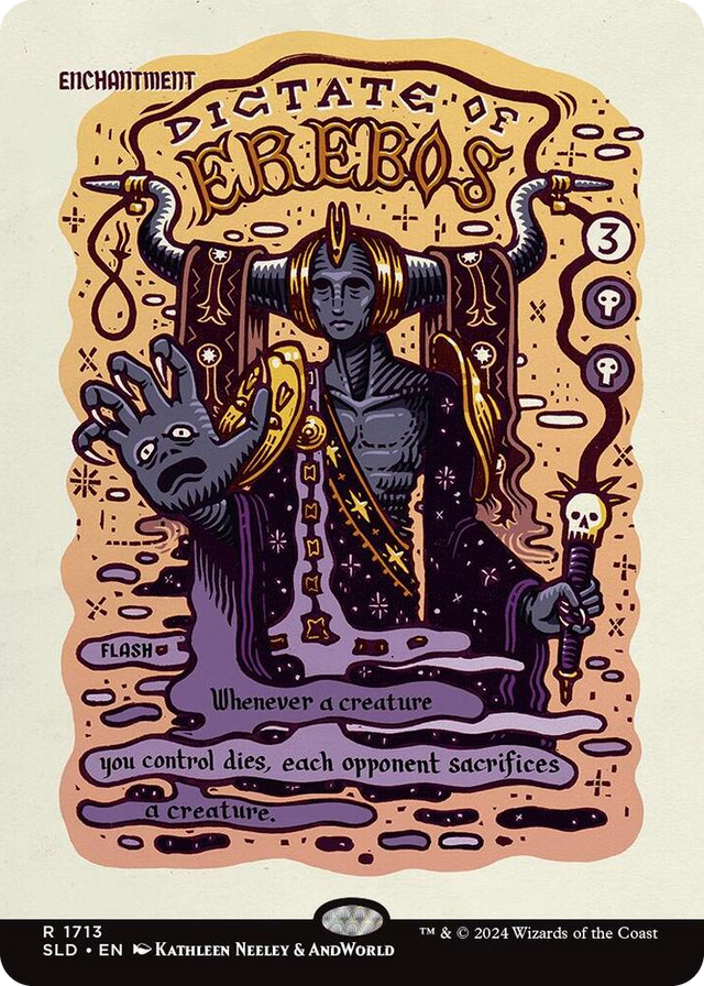 1713 Dictate of Erebos R Secret Lair Drop Series
