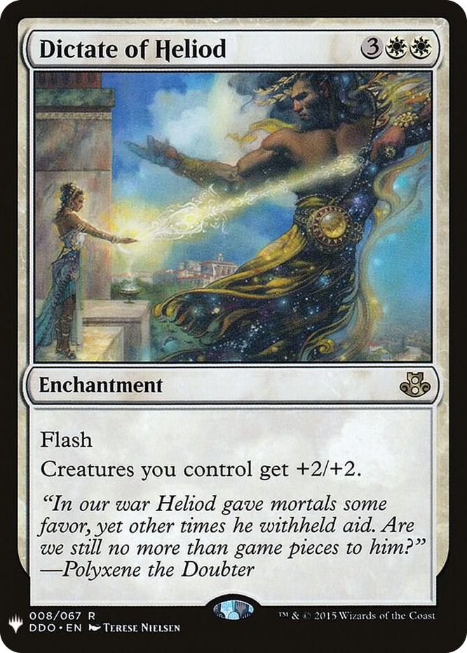 Dictate of Heliod #8 R - The List Reprints Pokemon card