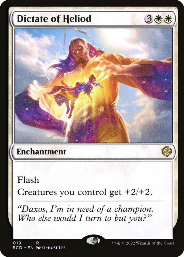 0019 Dictate of Heliod R Starter Commander Decks