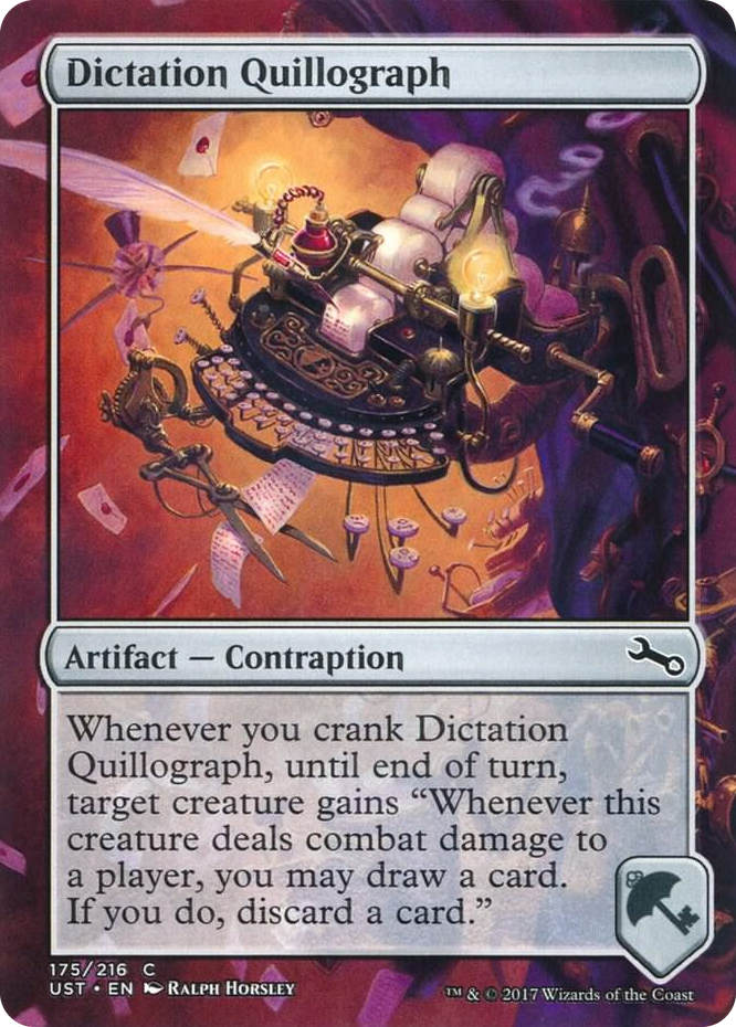 0175 Dictation Quillograph C Unstable