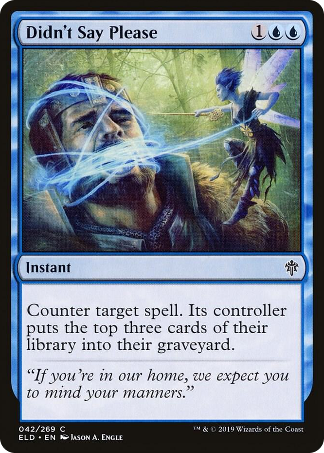 0042 Didn't Say Please C Throne of Eldraine