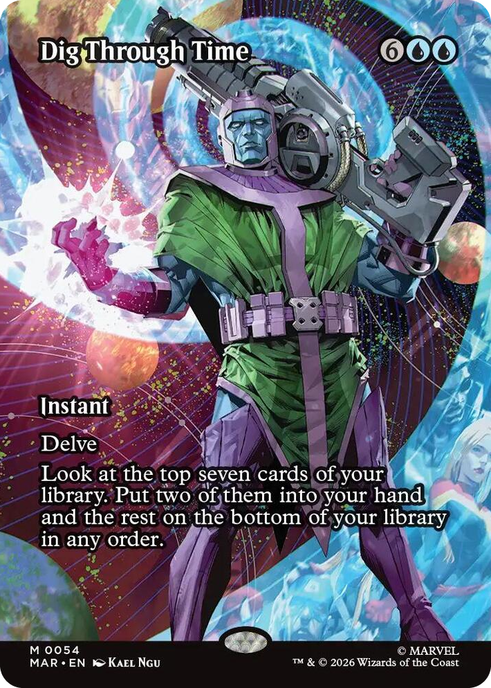 0054 Dig Through Time (Borderless) M Marvel Universe Eternal-Legal