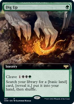 0387 Dig Up (Extended Art) R Innistrad: Crimson Vow