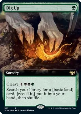 0387 Dig Up (Extended Art) R Innistrad: Crimson Vow