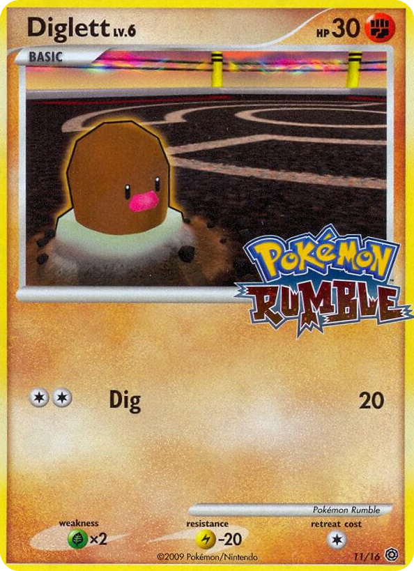0011 Diglett Promo Rumble