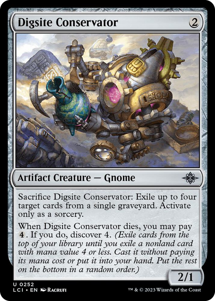 Digsite Conservator #252 U - The Lost Caverns of Ixalan Pokemon card