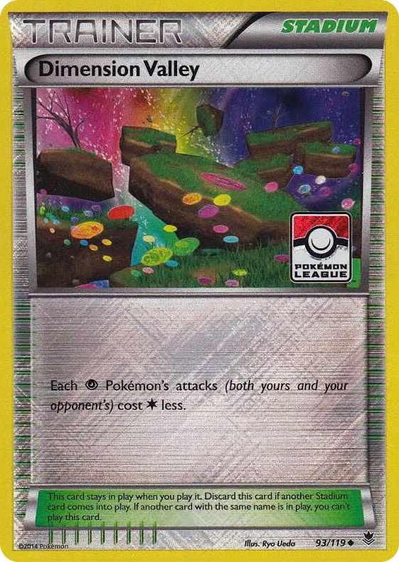 0093 Dimension Valley - 93/119 (Pokemon League) Promo League & Championship Cards