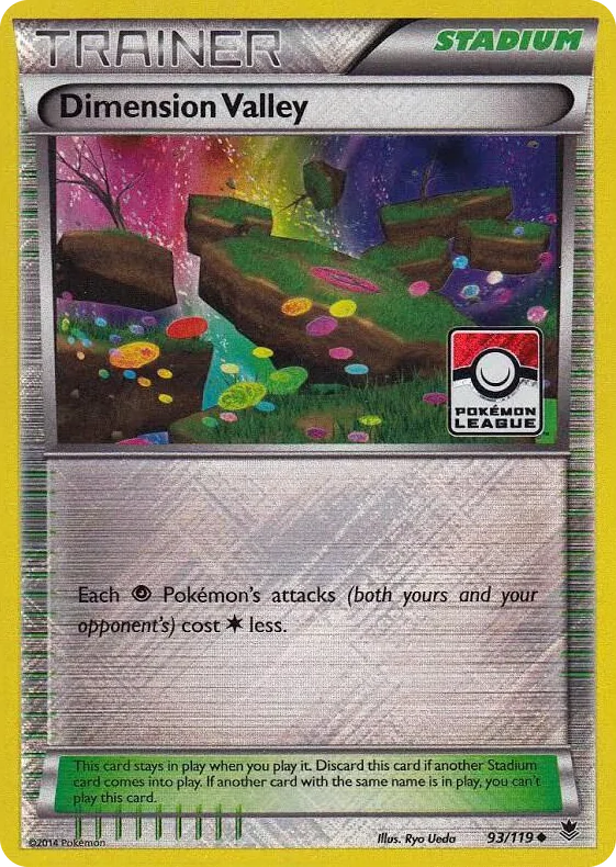 0093 Dimension Valley - 93/119 (Pokemon League) Promo League & Championship Cards
