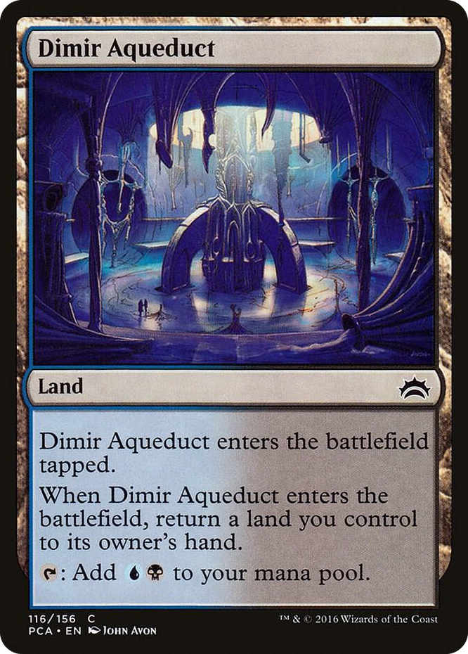 Dimir Aqueduct #116 C - Planechase Anthology Pokemon card