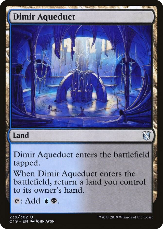 0239 Dimir Aqueduct U Commander 2019