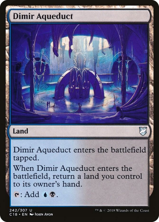 0242 Dimir Aqueduct U Commander 2018