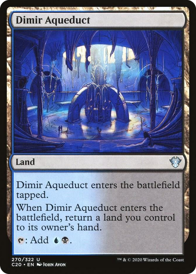 0270 Dimir Aqueduct U Commander 2020