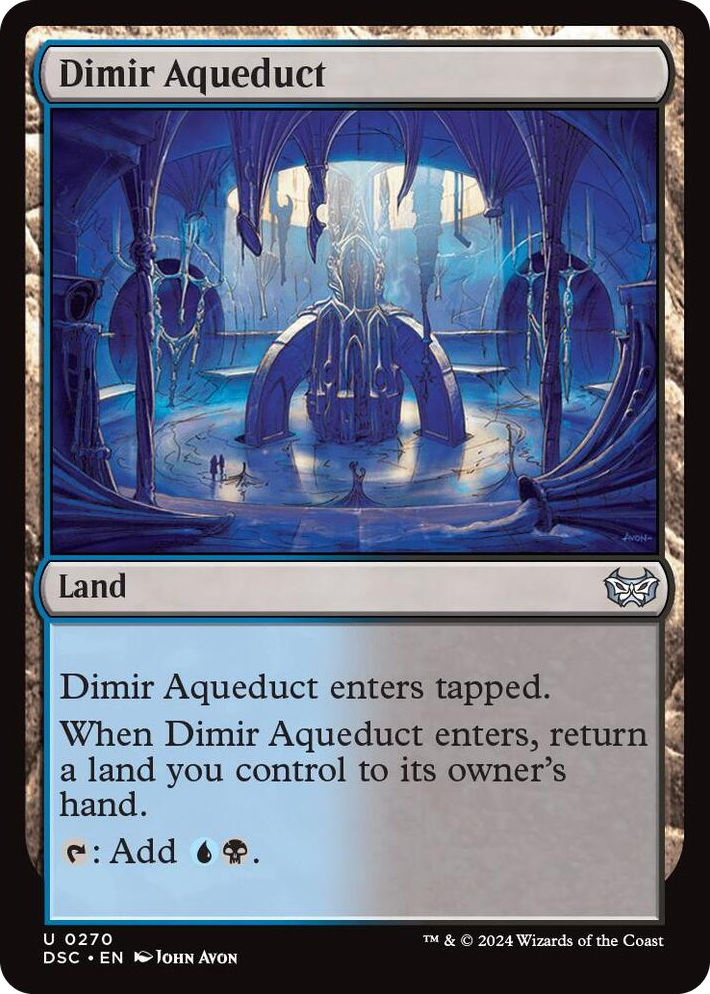 0270 Dimir Aqueduct U Commander: Duskmourn: House of Horror