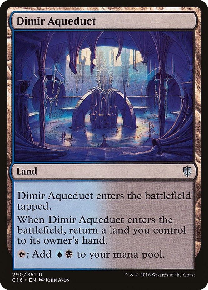 Dimir Aqueduct #290 U - Commander 2016 Pokemon card