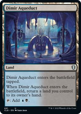 Dimir Aqueduct #891 U - Commander Legends: Battle for Baldur's Gate Pokemon card