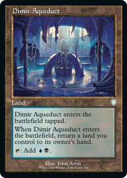 0182 Dimir Aqueduct (Retro Frame) U Commander: The Brothers' War