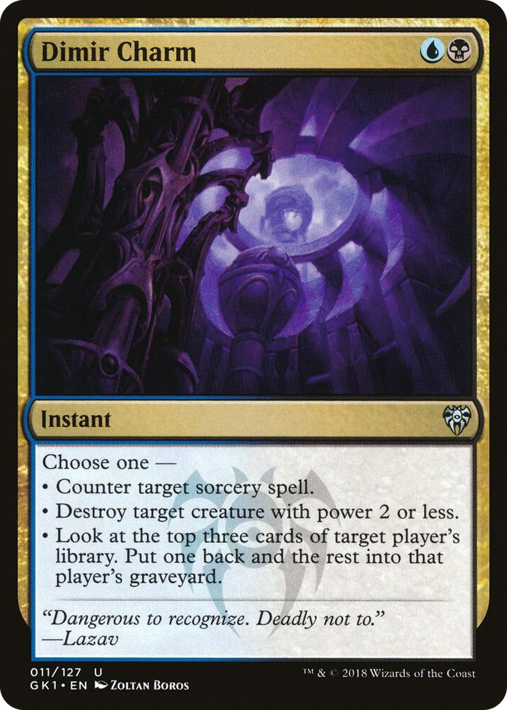 0011 Dimir Charm U Guilds of Ravnica: Guild Kits