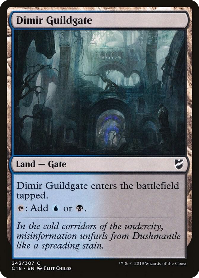 0243 Dimir Guildgate C Commander 2018