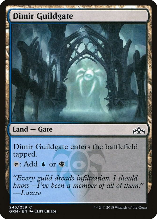 0245 Dimir Guildgate (245) C Guilds of Ravnica