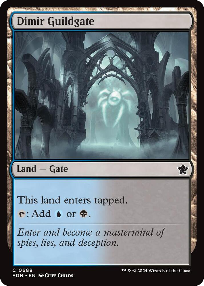 0688 Dimir Guildgate C Foundations