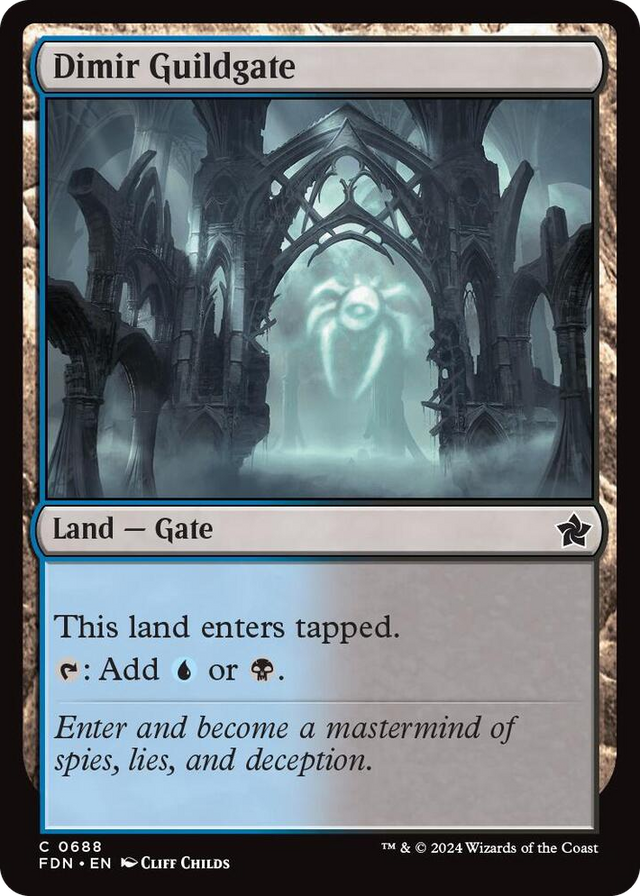 0688 Dimir Guildgate C Foundations