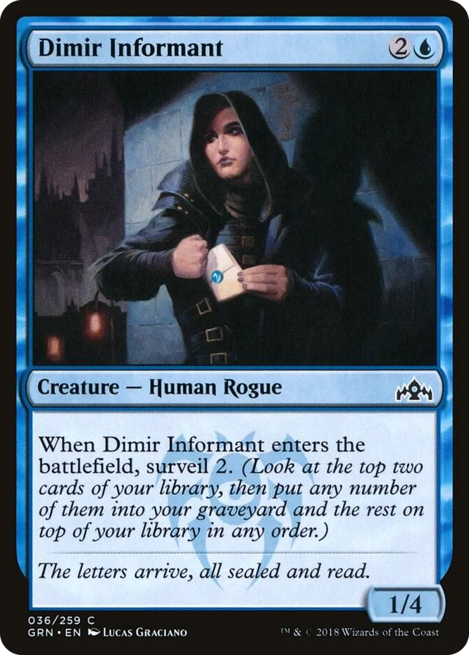 0036 Dimir Informant C Guilds of Ravnica