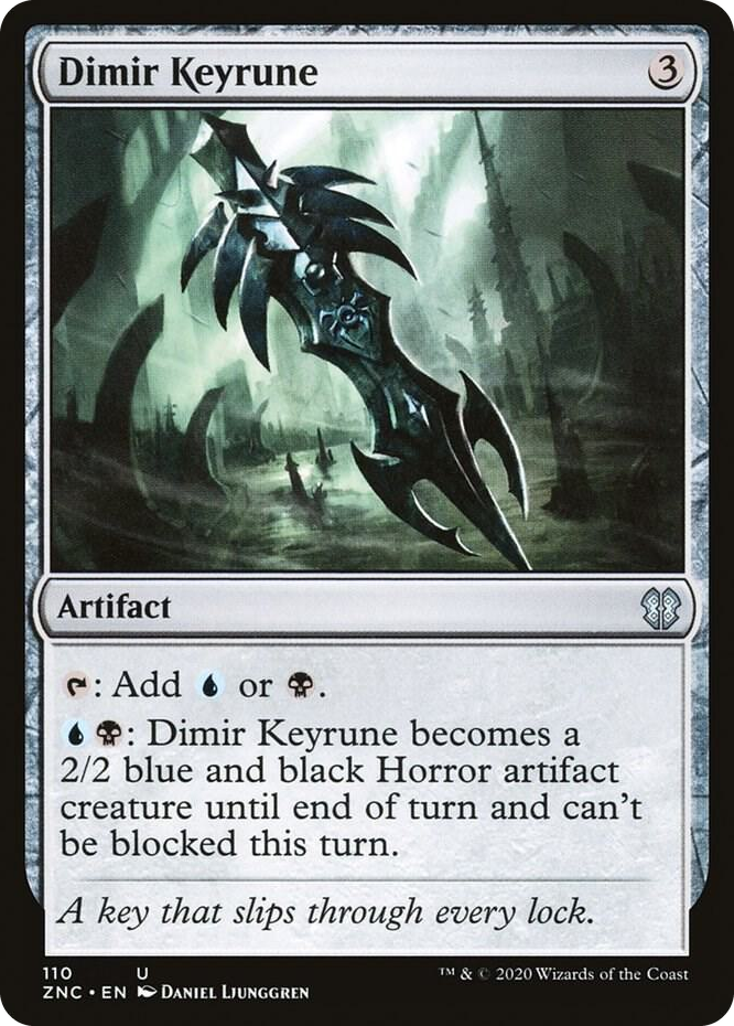 0110 Dimir Keyrune U Commander: Zendikar Rising