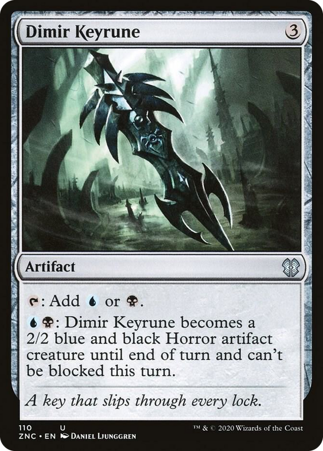 0110 Dimir Keyrune U Commander: Zendikar Rising
