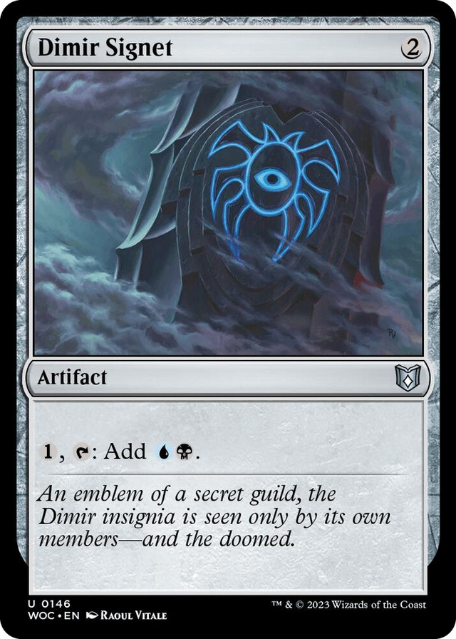0146 Dimir Signet U Commander: Wilds of Eldraine